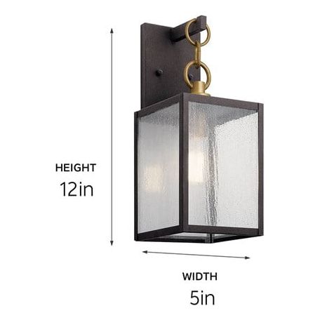 Lahden 12.25" 1-Light Outdoor Wall Light