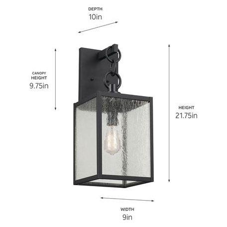 Lahden 21.75" 1-Light Outdoor Wall Light