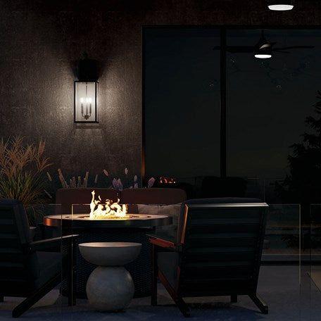 Lahden 26" 3-Light Outdoor Wall Light