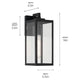 Branner 14" 1-Light Outdoor Wall Light