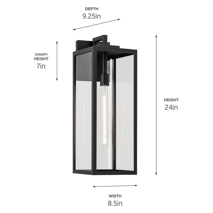 Branner 24" 1-Light Outdoor Wall Light