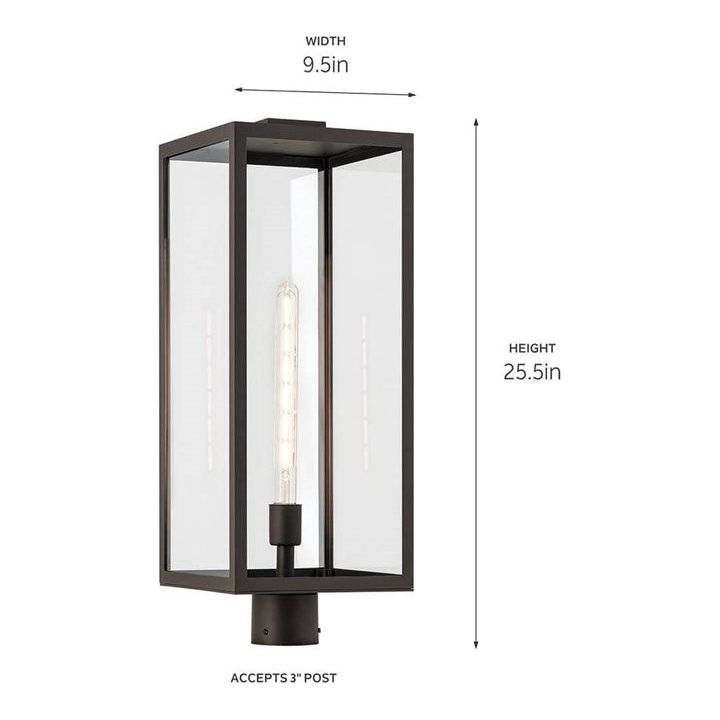 Branner 25.5" 1-Light Outdoor Post Light