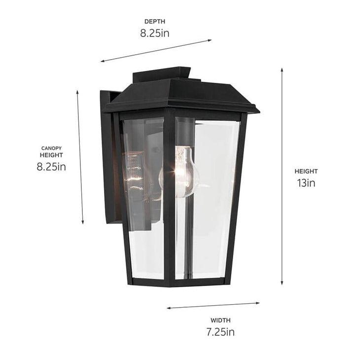 Mathus 13" 1-Light Outdoor Wall Light