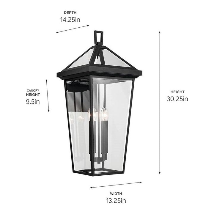 Regence 30.25" 4-Light Outdoor Wall Light