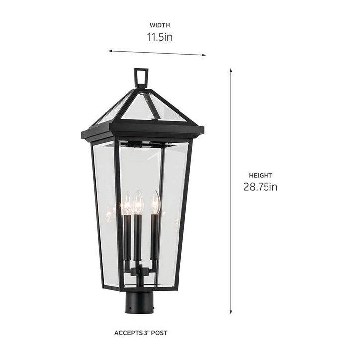 Regence 28.75" 3-Light Outdoor Post Light