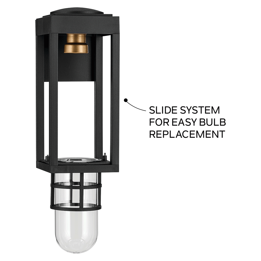 Hone 13" 1-Light Outdoor Wall Light