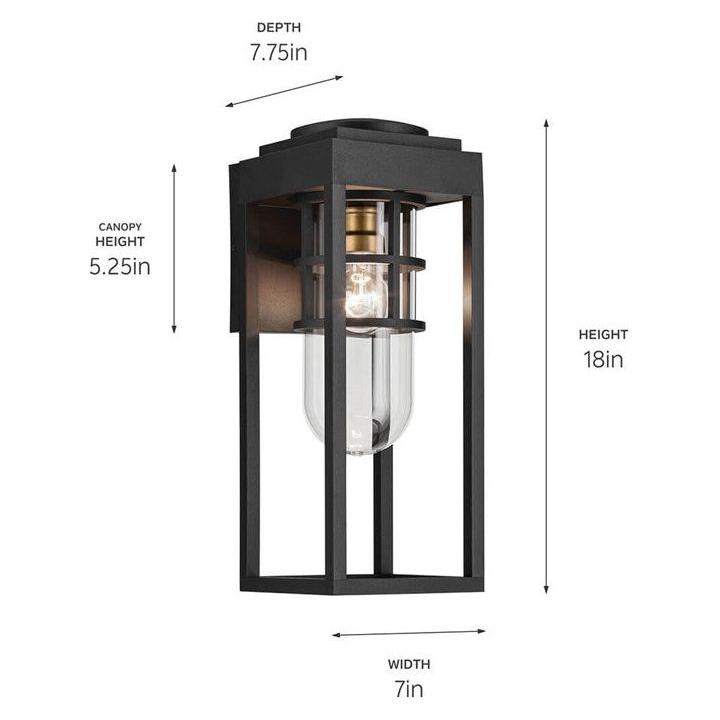 Hone 18" 1-Light Outdoor Wall Light