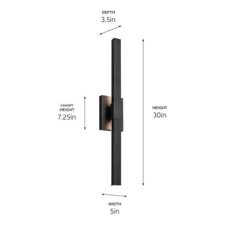 Nocar 30" LED Outdoor Wall Light