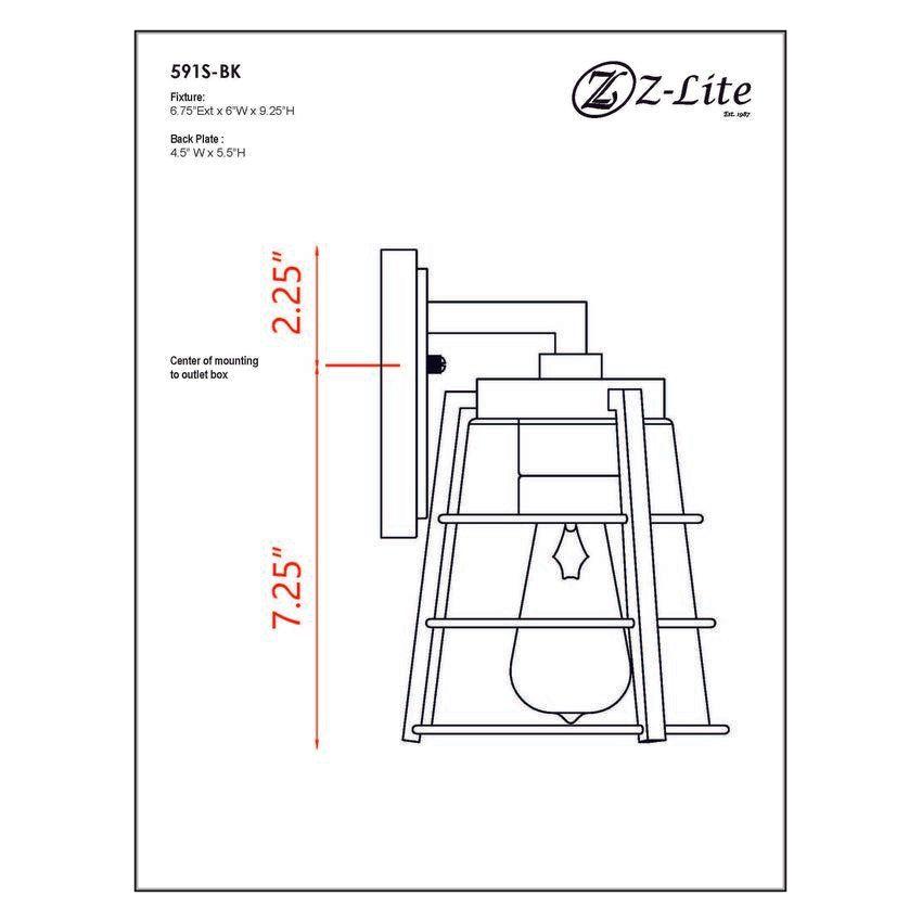 Helix 1-Light 9.25" Outdoor Wall Light