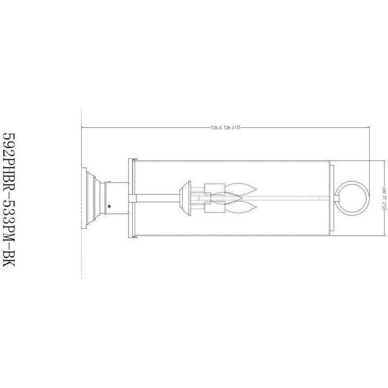 Z-Lite - Sana 3-Light Outdoor Pier Mount - Lights Canada