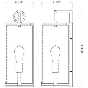 Z-Lite - Sana 1-Light Outdoor Wall Light - Lights Canada