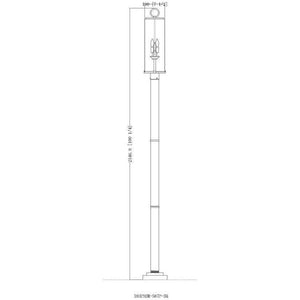 Z-Lite - Sana 3-Light Outdoor Post Light - Lights Canada