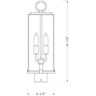 Z-Lite - Sana 2-Light Outdoor Post Light - Lights Canada