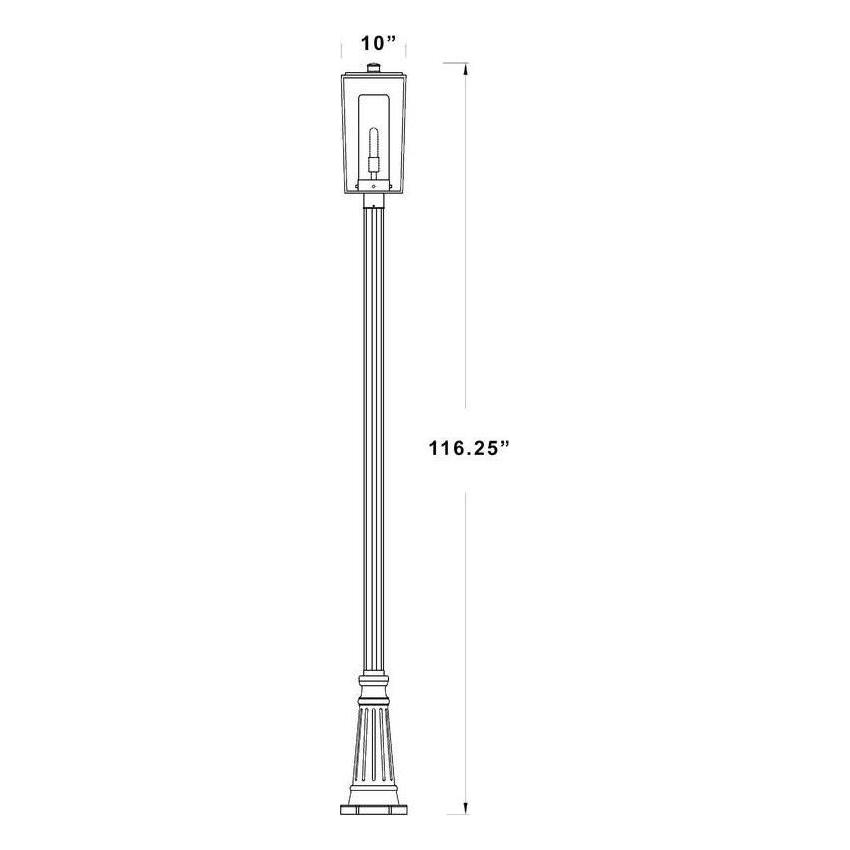 Sheridan 1-Light Outdoor Post Mounted Fixture