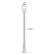 Sheridan 1-Light Outdoor Post Mounted Fixture