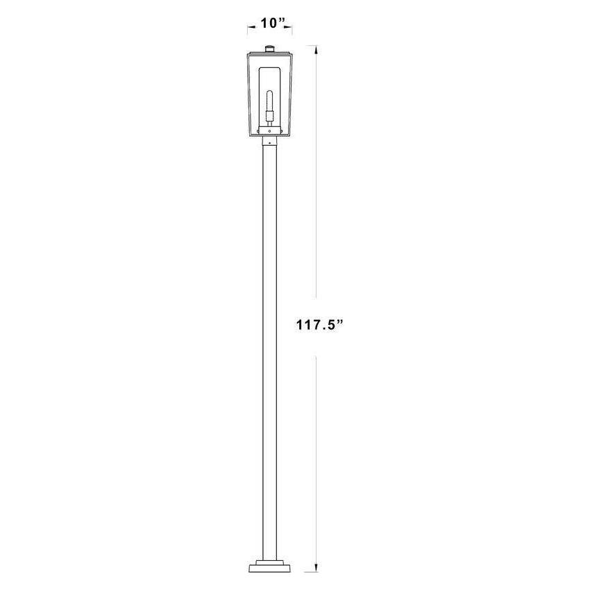 Sheridan 1-Light Outdoor Post Mounted Fixture