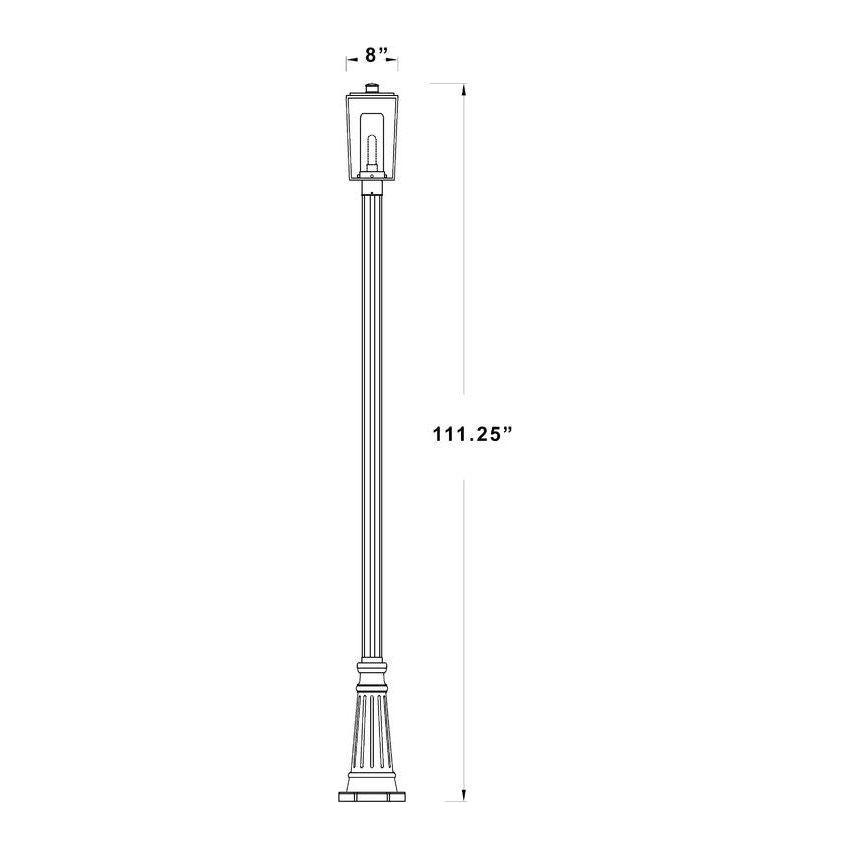 Sheridan 1-Light Outdoor Post Mounted Fixture