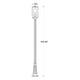 Sheridan 1-Light Outdoor Post Mounted Fixture