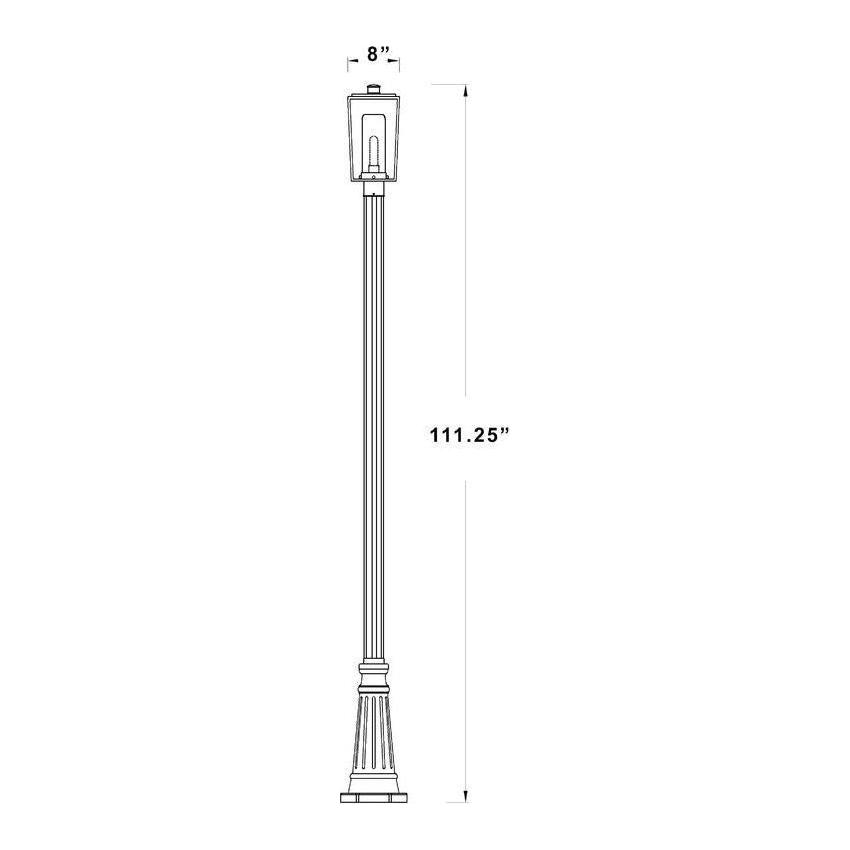 Sheridan 1-Light Outdoor Post Mounted Fixture