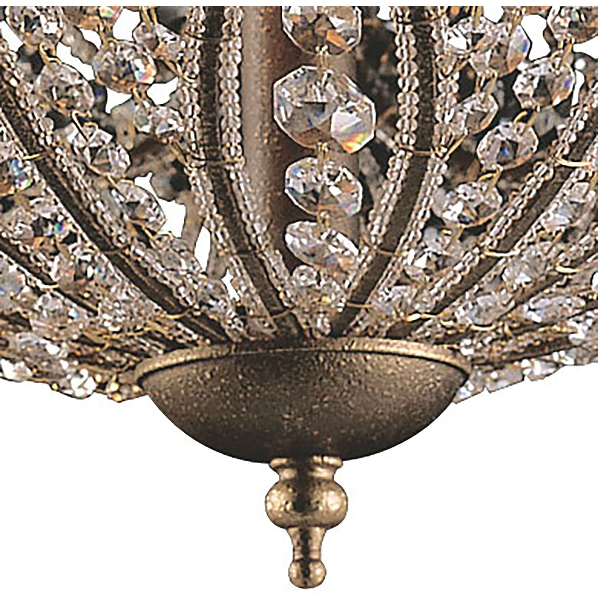 Elizabethan 17" Wide 6-Light Flush Mount