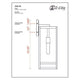 Nuri 1-Light 21.25" Outdoor Wall Light