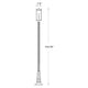Nuri 1-Light Outdoor Post Mounted Fixture