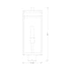 Nuri 1-Light 21" Outdoor Post Mount Fixture