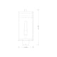 Nuri 1-Light 18" Outdoor Post Mount Fixture