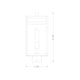 Nuri 1-Light 18" Outdoor Post Mount Fixture