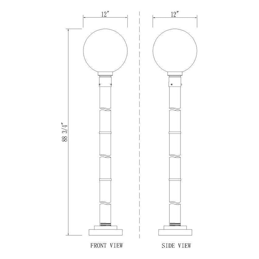 Laurent 1-Light Outdoor Post Mounted Fixture