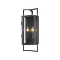 Lucian 2-Light 21.5" Outdoor Wall Light