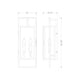 Lucian 2-Light 21.5" Outdoor Wall Light