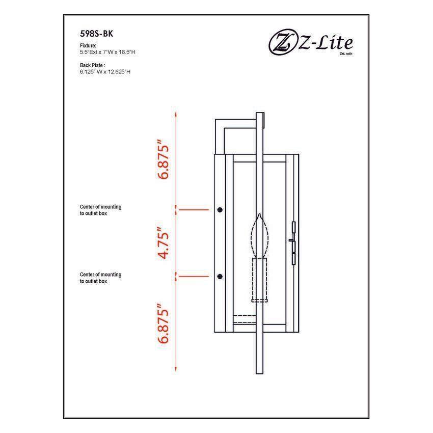 Lucian 2-Light 18.5" Outdoor Wall Light