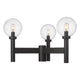 Laurent 3-Light 18" Outdoor Post Mount Fixture