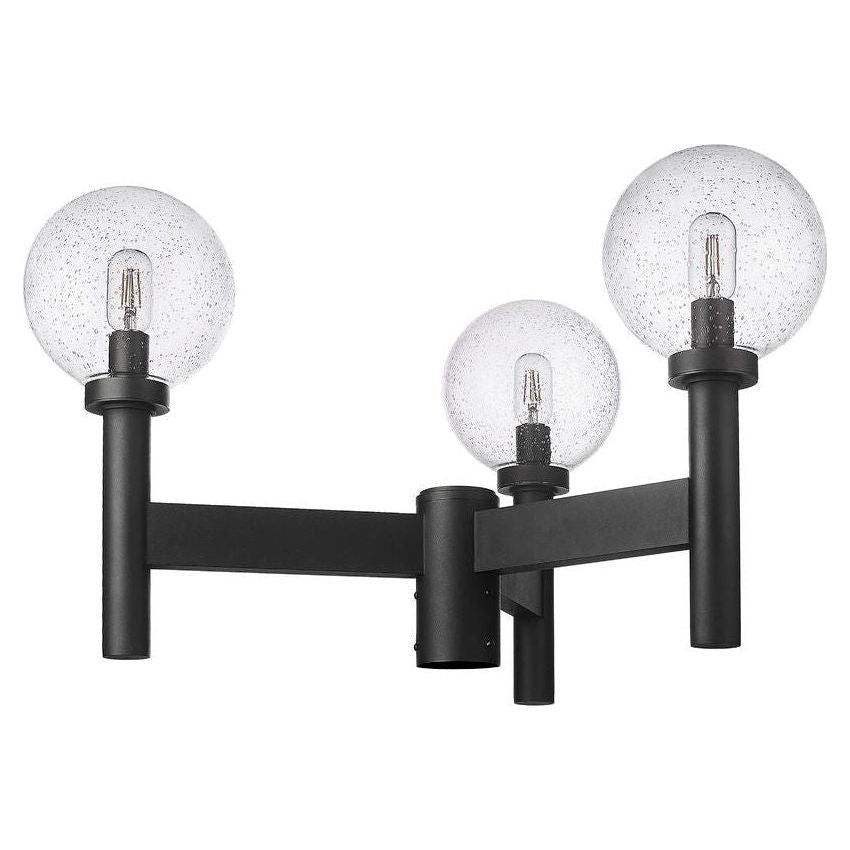 Laurent 3-Light 18" Outdoor Post Mount Fixture