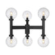 Laurent 6-Light 27" Outdoor Post Mount Fixture