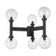 Laurent 6-Light 27" Outdoor Post Mount Fixture