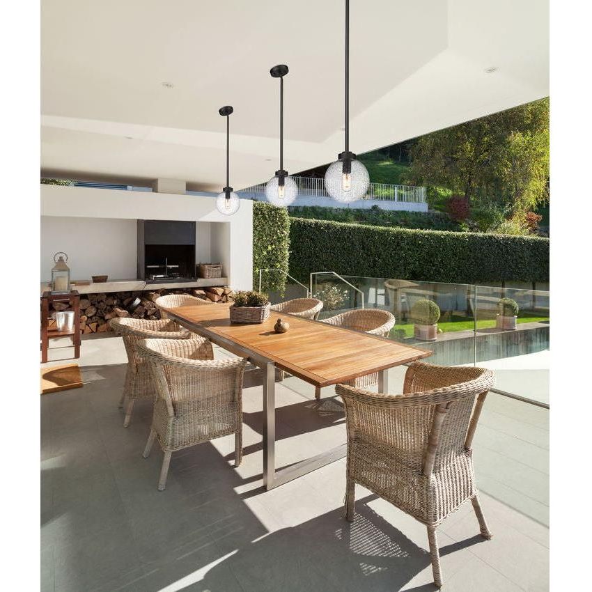 Laurent 1-Light 8" Outdoor Pendant