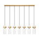 Fontaine 7-Light Linear Chandelier
