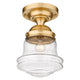 Vaughn 1-Light 10" Flush Mount