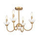 Allistair 4-Light Semi Flush Mount