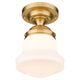 Vaughn 1-Light 10" Flush Mount