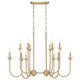 Allistair 12-Light Linear Chandelier