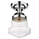 Vaughn 1-Light 10" Flush Mount