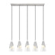 Aimie 5-Light Linear Chandelier