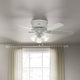 Builder Low Profile Fan with Light 52"