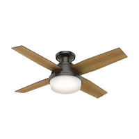 Dempsey Low Profile Fan with Light 44"