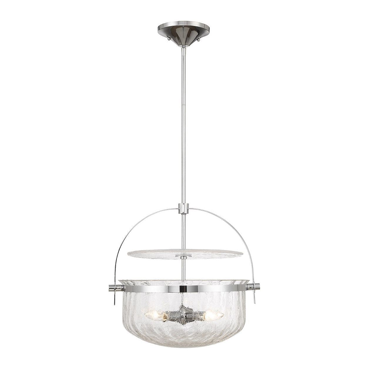 Denmar 4-Light Convertible Semi Flush / Pendant