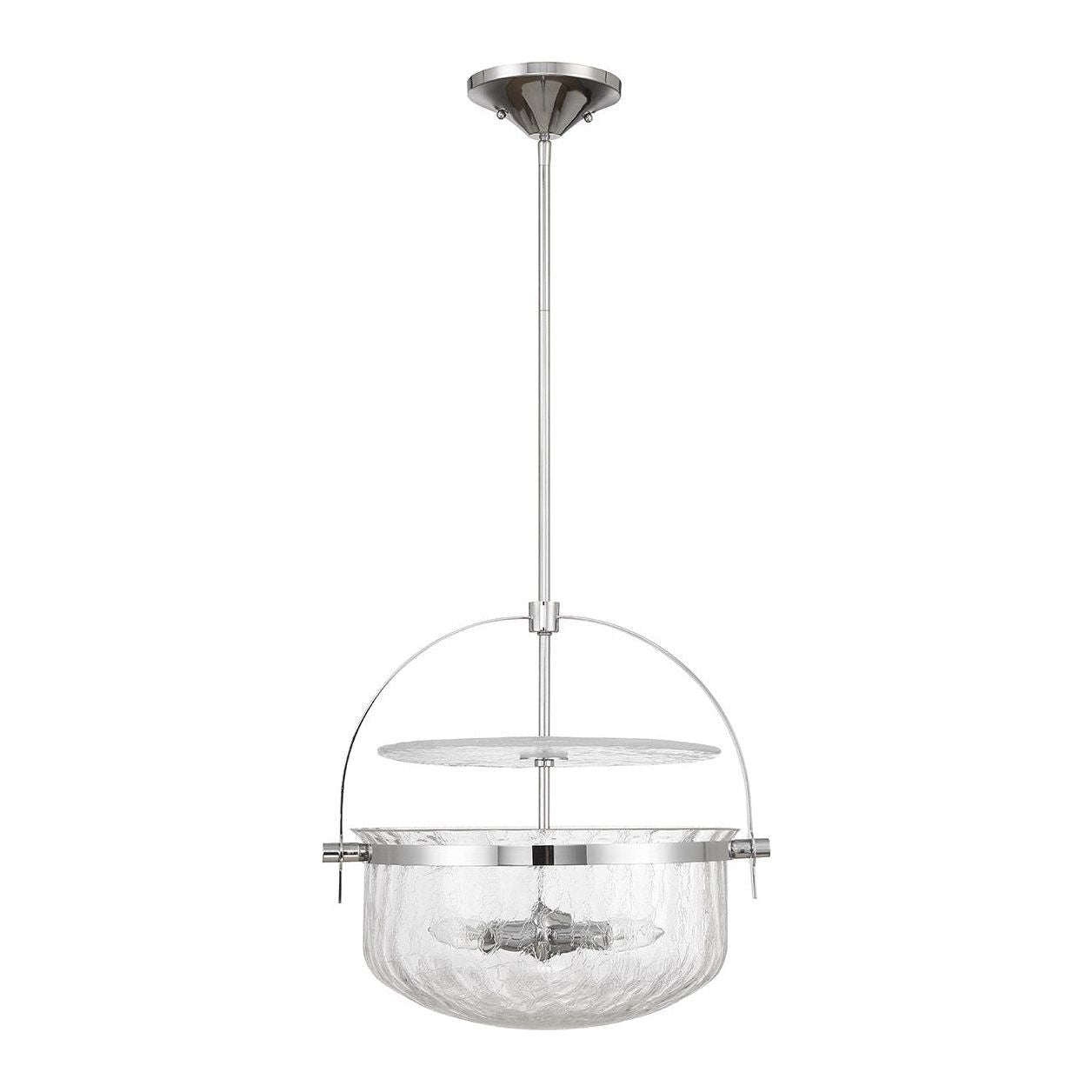 Denmar 4-Light Convertible Semi Flush / Pendant