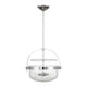 Denmar 4-Light Convertible Semi Flush / Pendant